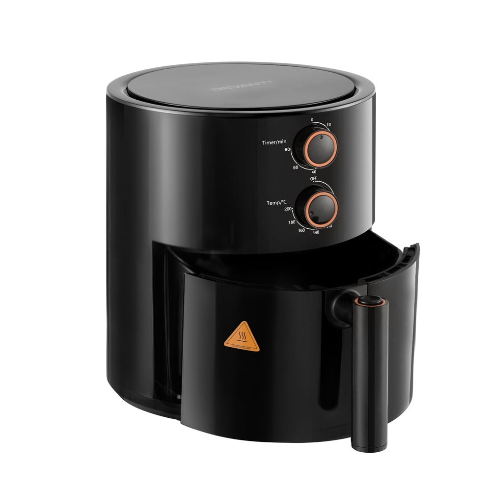 devanti-4l-air-fryer-knob-control-1500w www.mallsonline.com.au