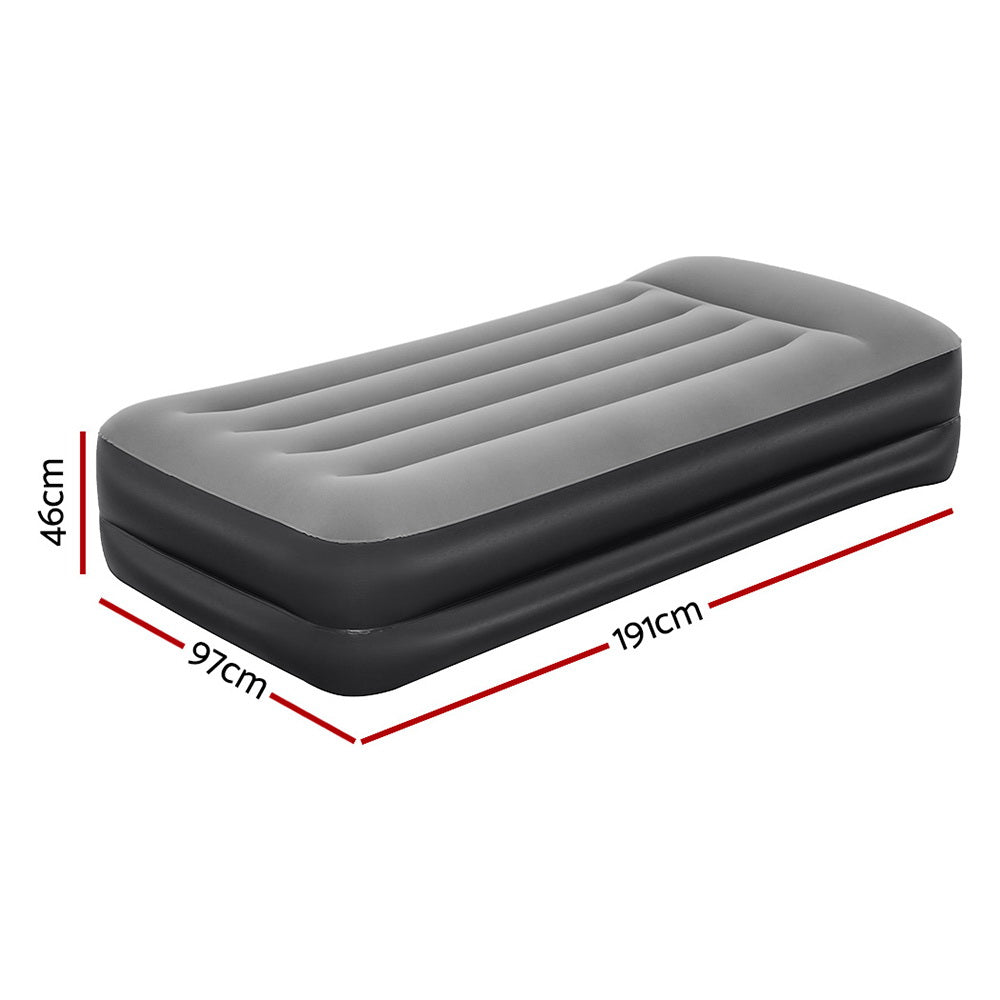 bestway-air-mattress-bed-single-size-inflatable-camping-beds-built-in-pump www.mallsonline.com.au