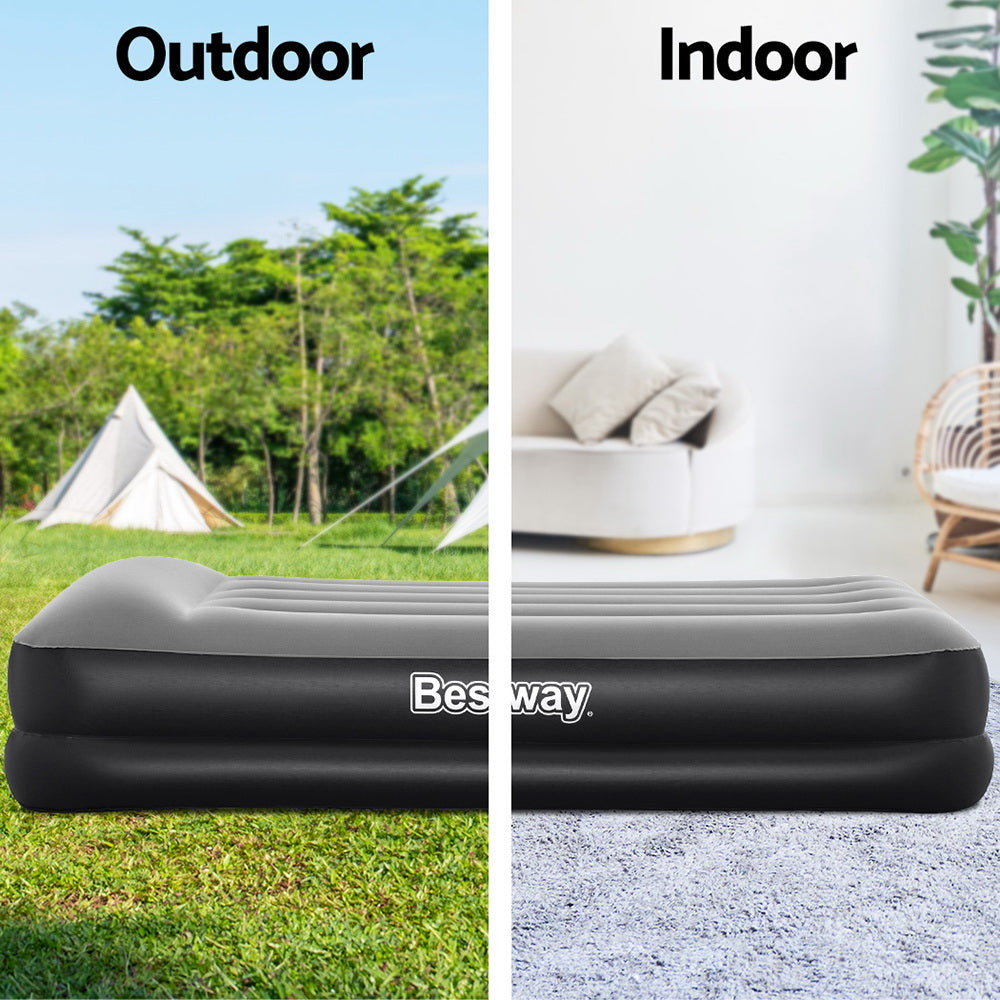 bestway-air-mattress-bed-single-size-inflatable-camping-beds-built-in-pump www.mallsonline.com.au