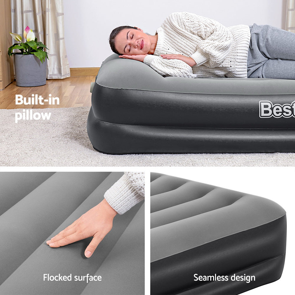 bestway-air-mattress-bed-single-size-inflatable-camping-beds-built-in-pump www.mallsonline.com.au