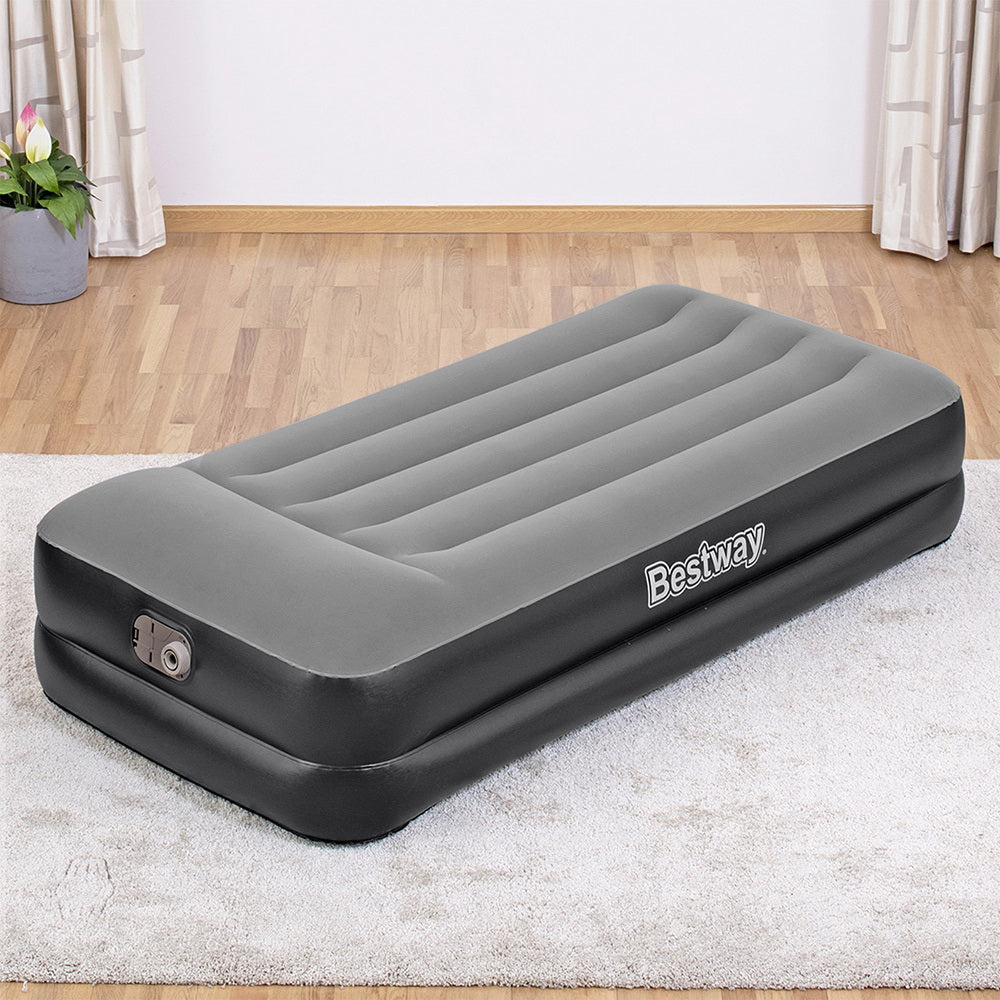 bestway-air-mattress-bed-single-size-inflatable-camping-beds-built-in-pump www.mallsonline.com.au