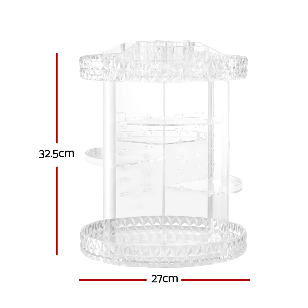 embellir-makeup-case-acrylic-rotating-cosmetic-organizer-storage-display-holder at www.mallsonline.com.au