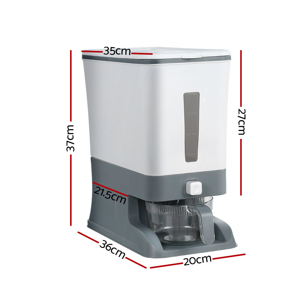 5-star-chef-rice-cereal-dispenser-grain-container-12kg www.mallsonline.com.au