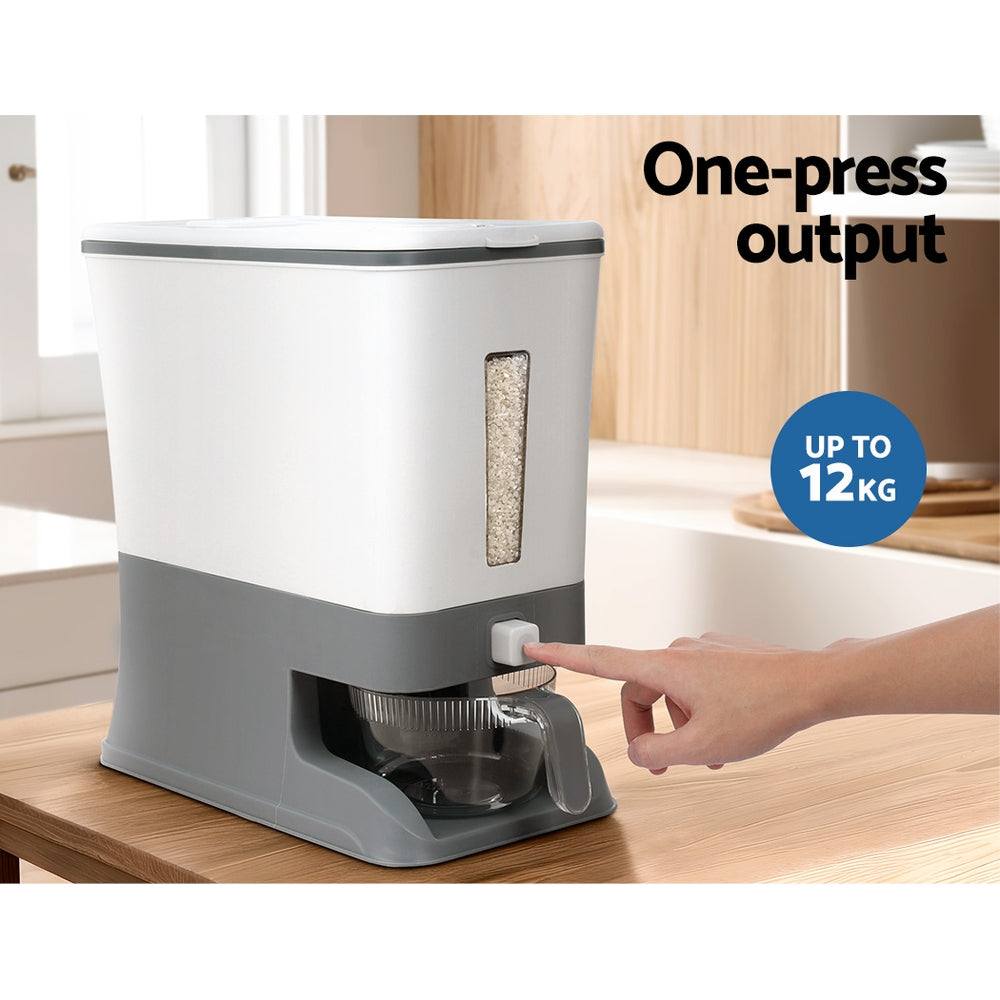 5-star-chef-rice-cereal-dispenser-grain-container-12kg www.mallsonline.com.au