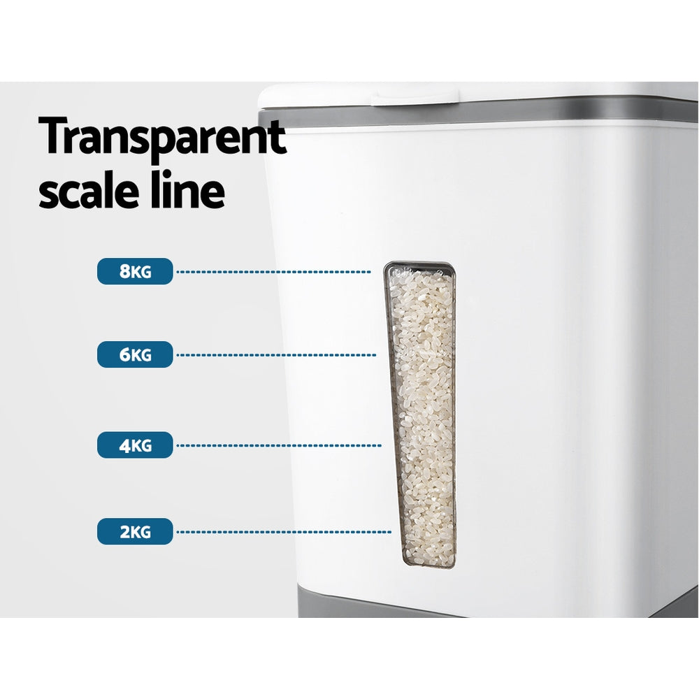 5-star-chef-rice-cereal-dispenser-grain-container-12kg www.mallsonline.com.au
