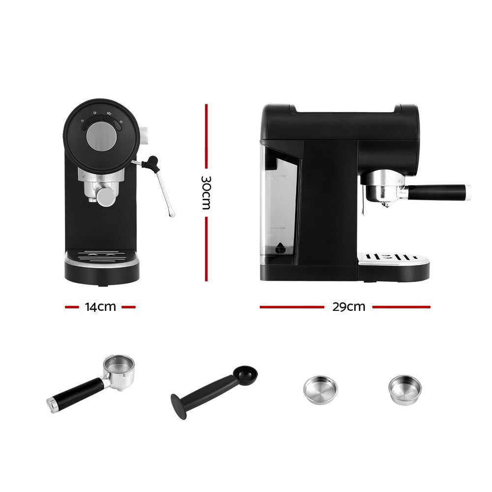devanti-20-bar-coffee-machine-espresso-cafe-maker-black www.mallsonline.com.au
