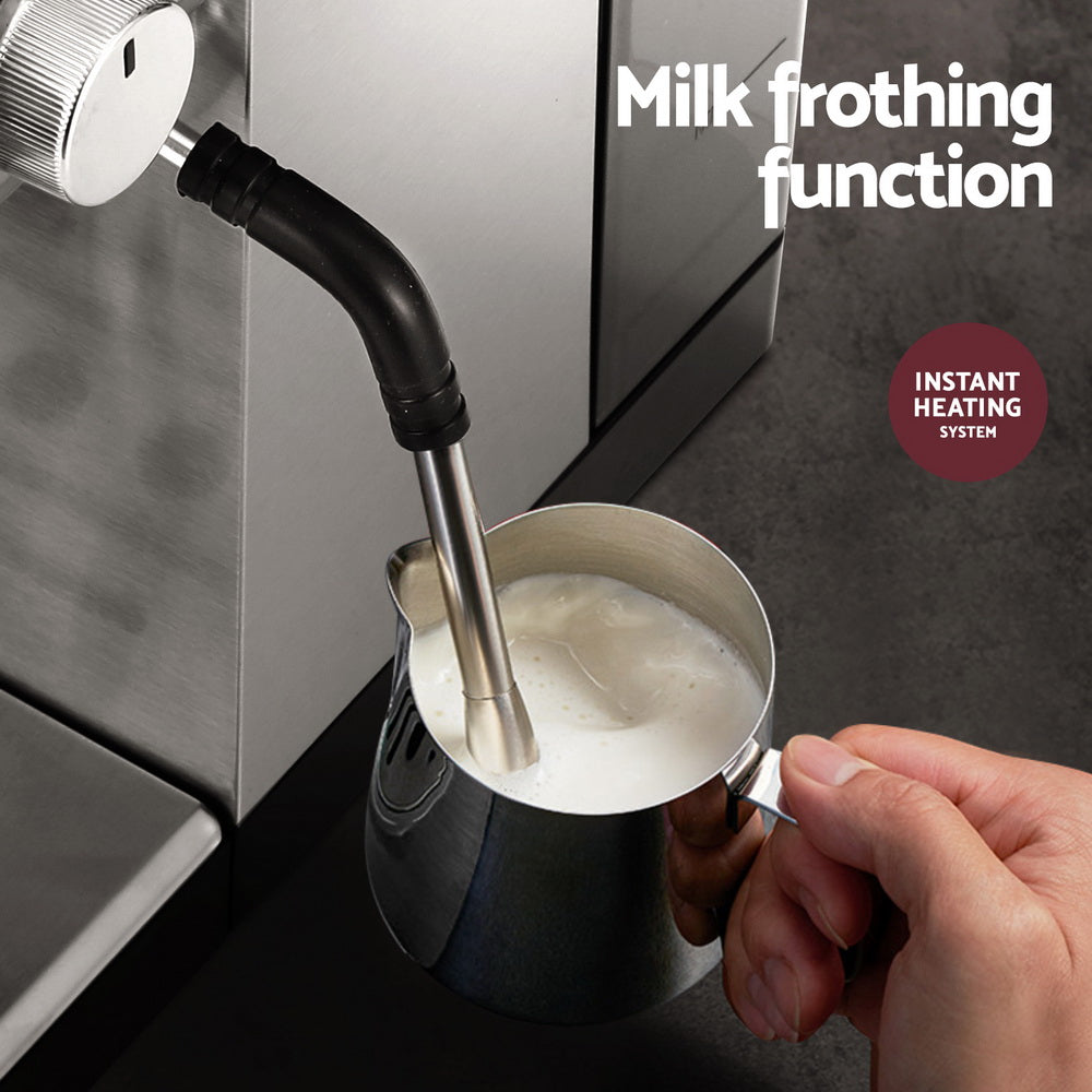 devanti-coffee-machine-espresso-maker-20-bar-milk-frother-cappuccino-latte-cafe-1 at www.mallsonline.com.au