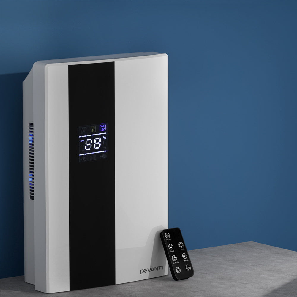 devanti-dehumidifier-2l-air-purifier-white www.mallsonline.com.au