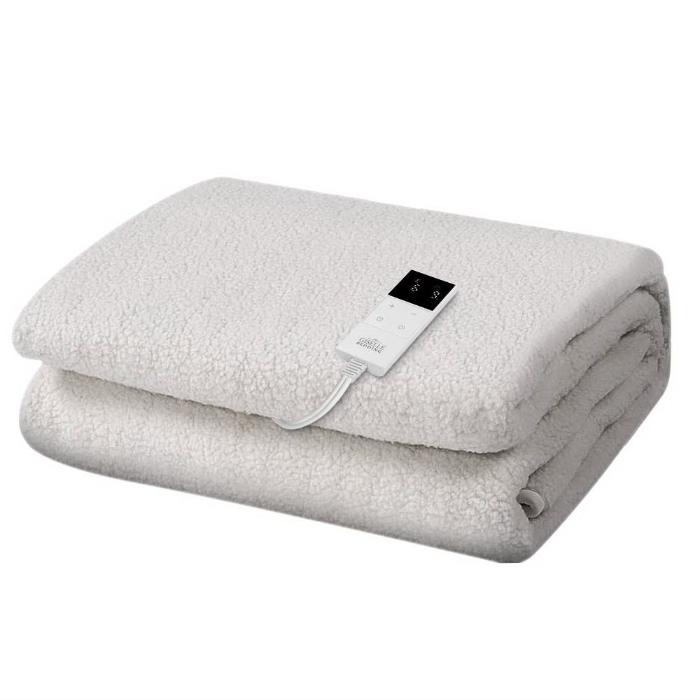 giselle-bedding-single-size-electric-blanket-fleece at www.mallsonline.com.au