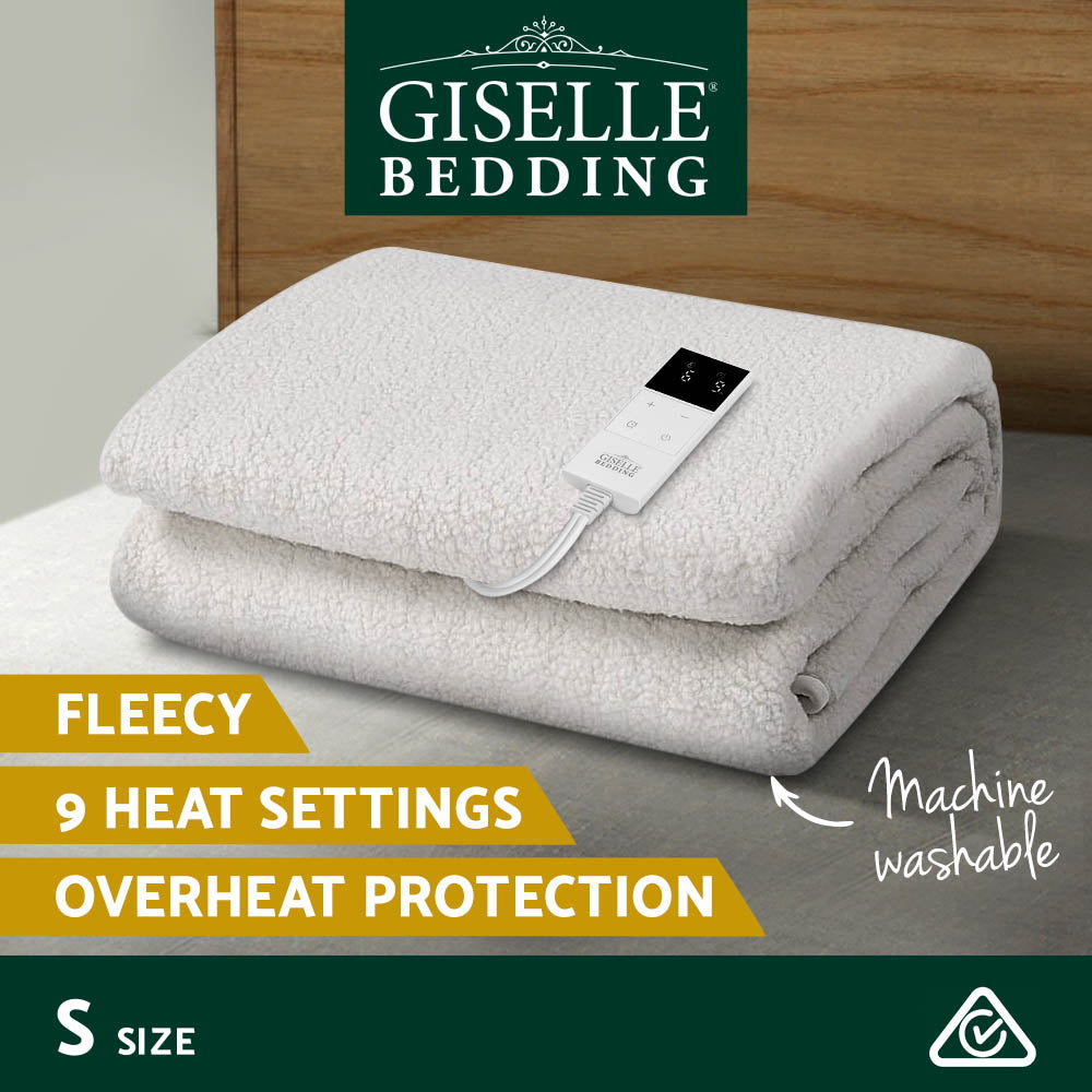 giselle-bedding-single-size-electric-blanket-fleece at www.mallsonline.com.au