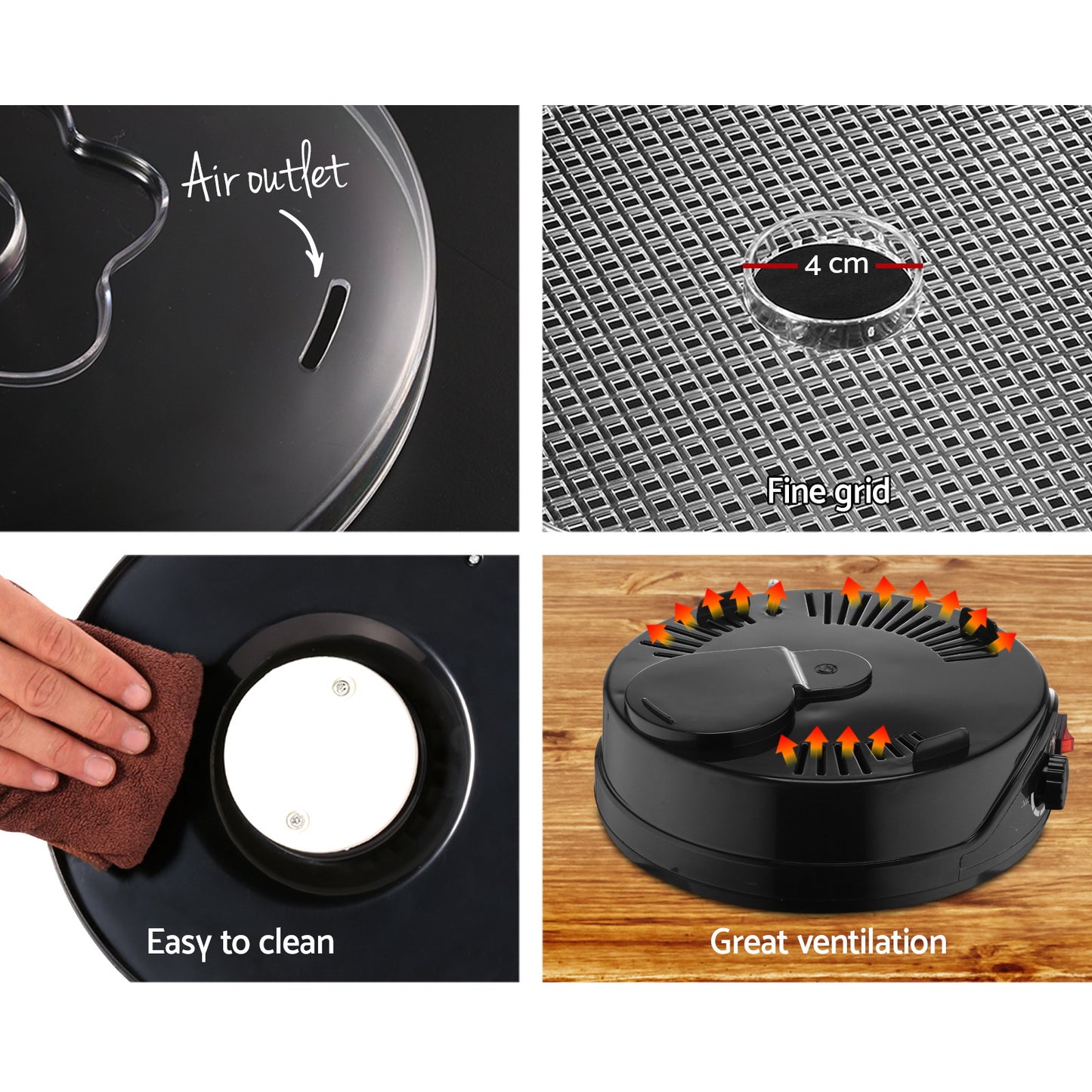 devanti-5-trays-food-dehydrator-fruit-dehydrators-pet-beef-jerky-dryer-black www.mallsonline.com.au