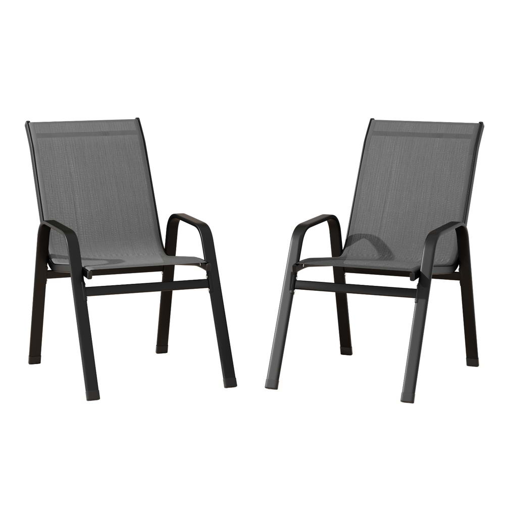 gardeon-2pc-outdoor-dining-chairs-stackable-lounge-chair-patio-furniture-grey