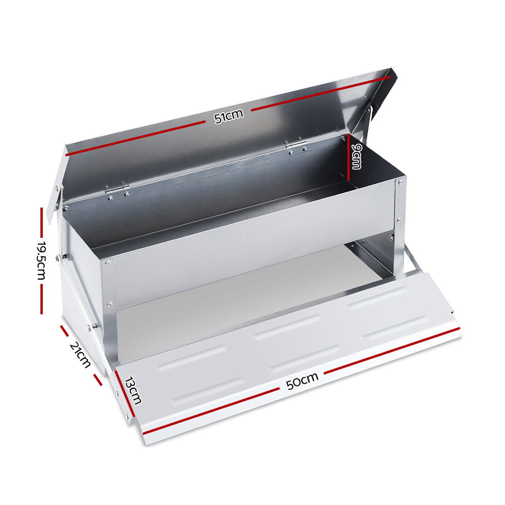 giantz-auto-chicken-feeder-automatic-chook-poultry-treadle-self-opening-coop at www.mallsonline.com.au