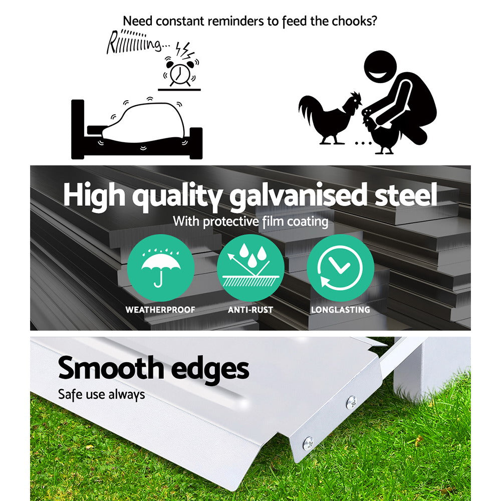 giantz-auto-chicken-feeder-automatic-chook-poultry-treadle-self-opening-coop at www.mallsonline.com.au