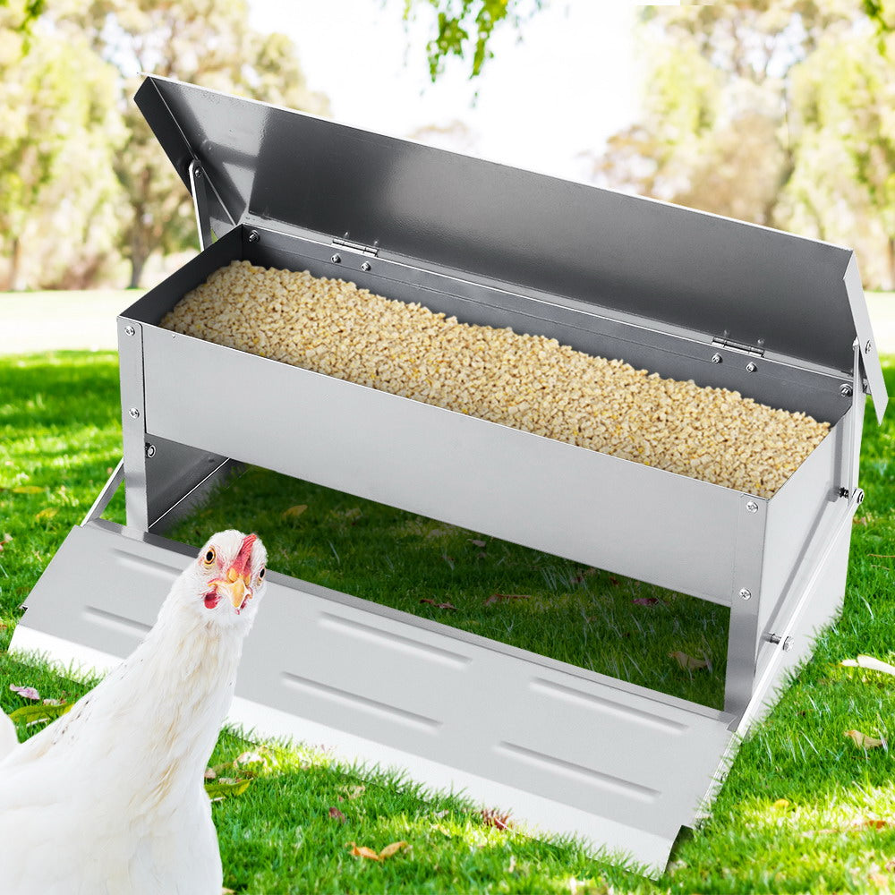 giantz-auto-chicken-feeder-automatic-chook-poultry-treadle-self-opening-coop at www.mallsonline.com.au