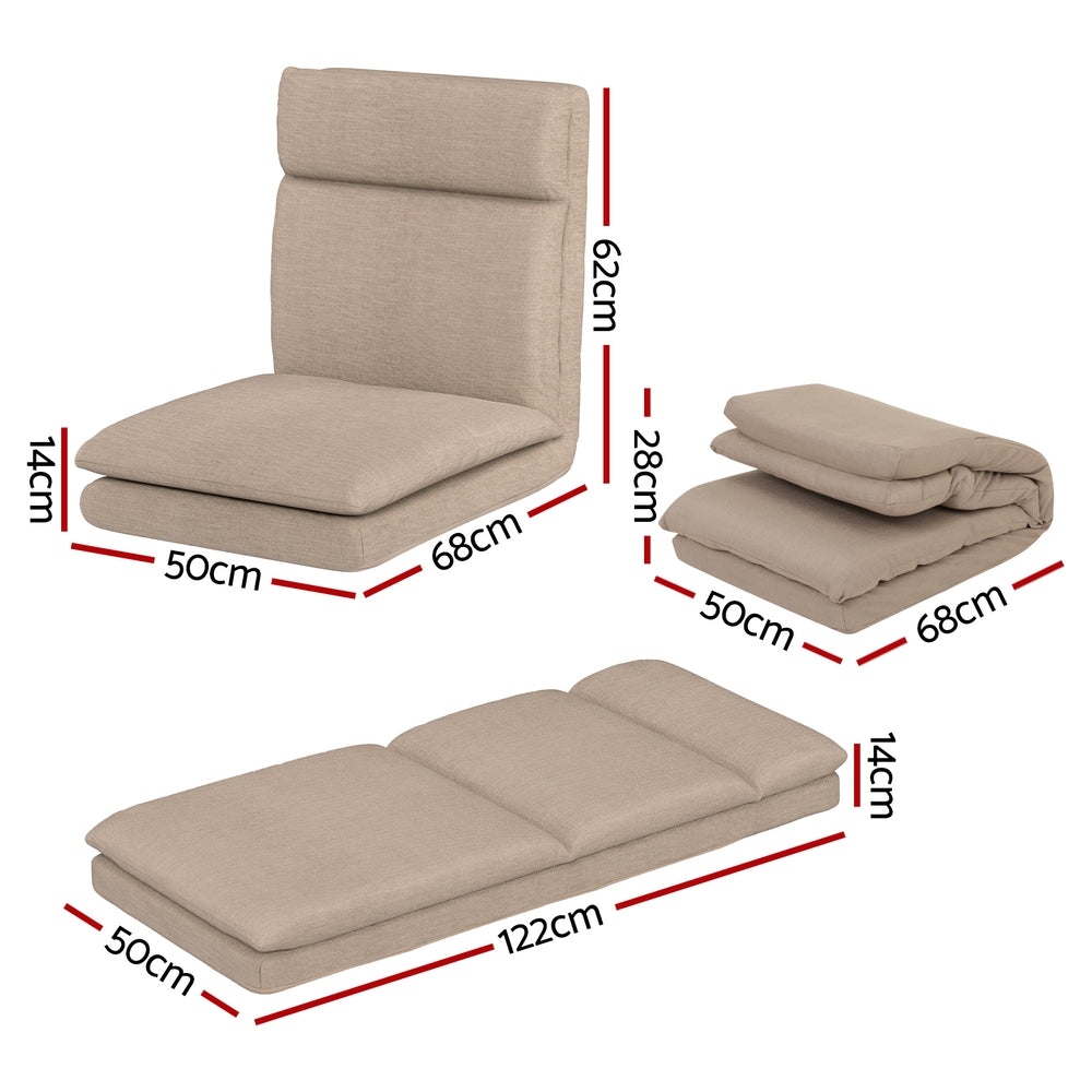 artiss-floor-chair-sofa-1-seater-linen-beige www.mallsonline.com.au