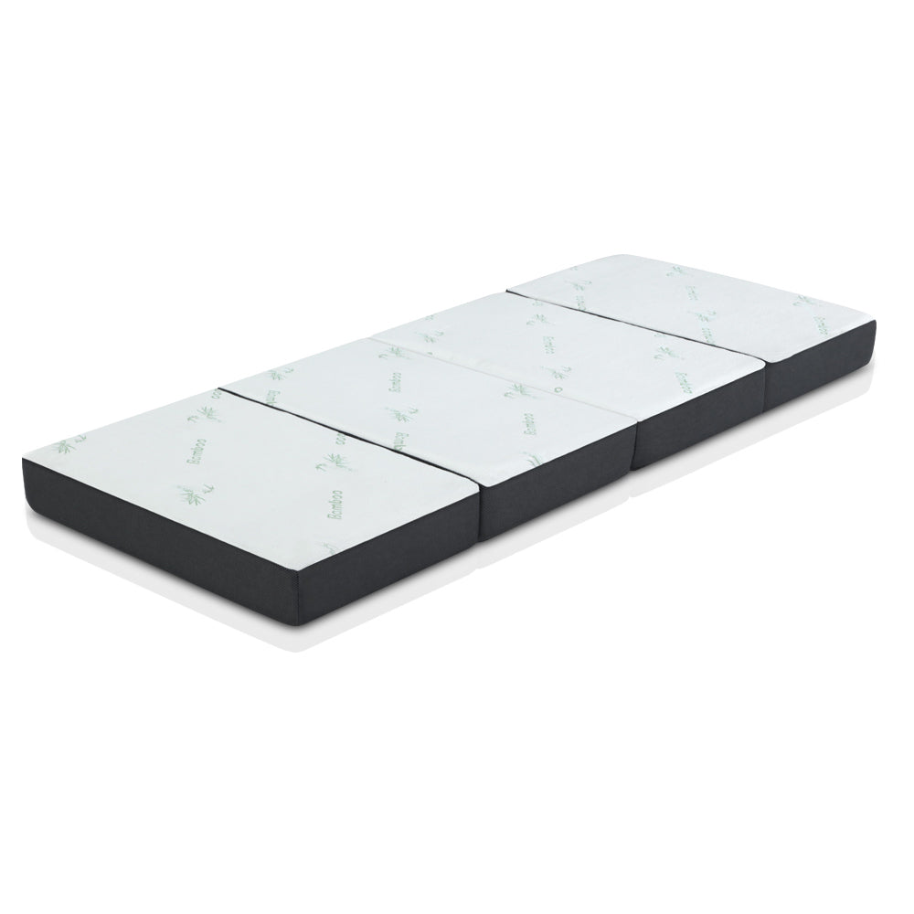 giselle-bedding-portable-mattress-folding-foldable-foam-floor-bed-tri-fold-180cm at www.mallsonline.com.au
