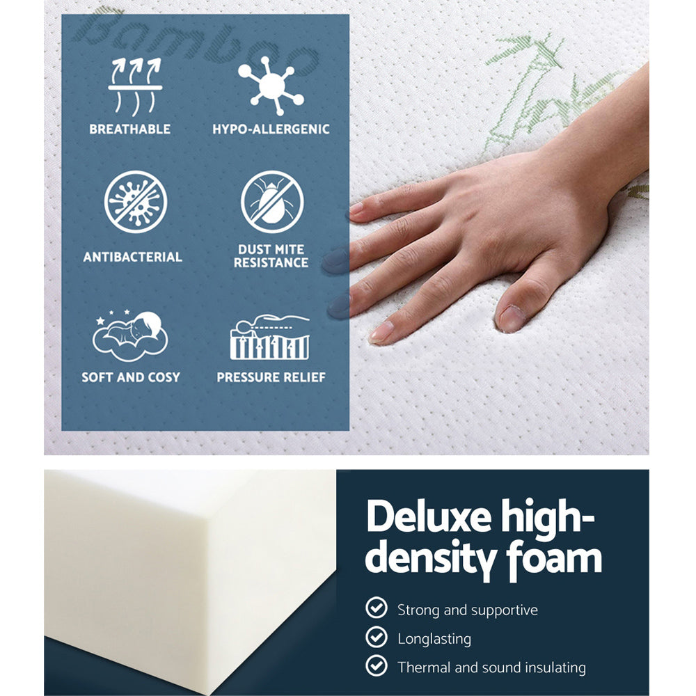 giselle-bedding-portable-mattress-folding-foldable-foam-floor-bed-tri-fold-180cm at www.mallsonline.com.au