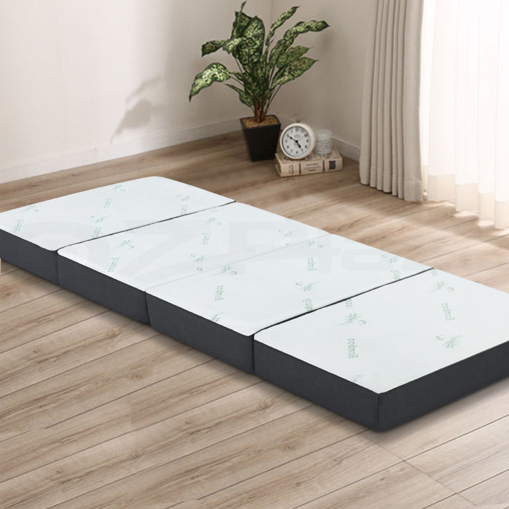 giselle-bedding-portable-mattress-folding-foldable-foam-floor-bed-tri-fold-180cm at www.mallsonline.com.au
