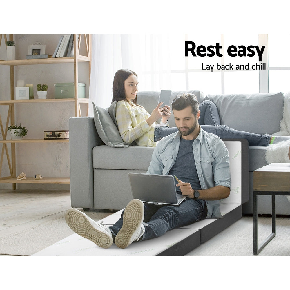 giselle-bedding-folding-foam-portable-mattress-bamboo-fabric at www.mallsonline.com.au