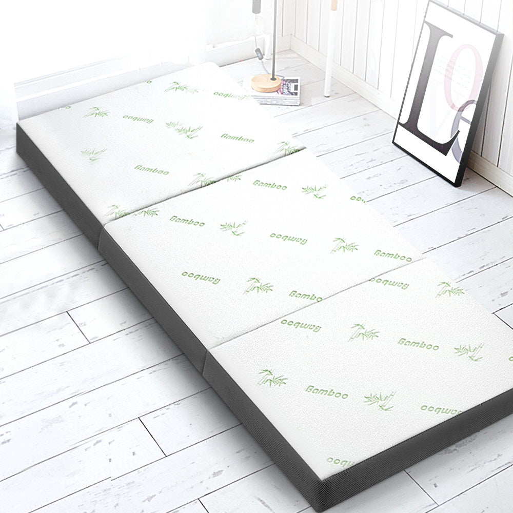 giselle-bedding-folding-foam-portable-mattress-bamboo-fabric at www.mallsonline.com.au
