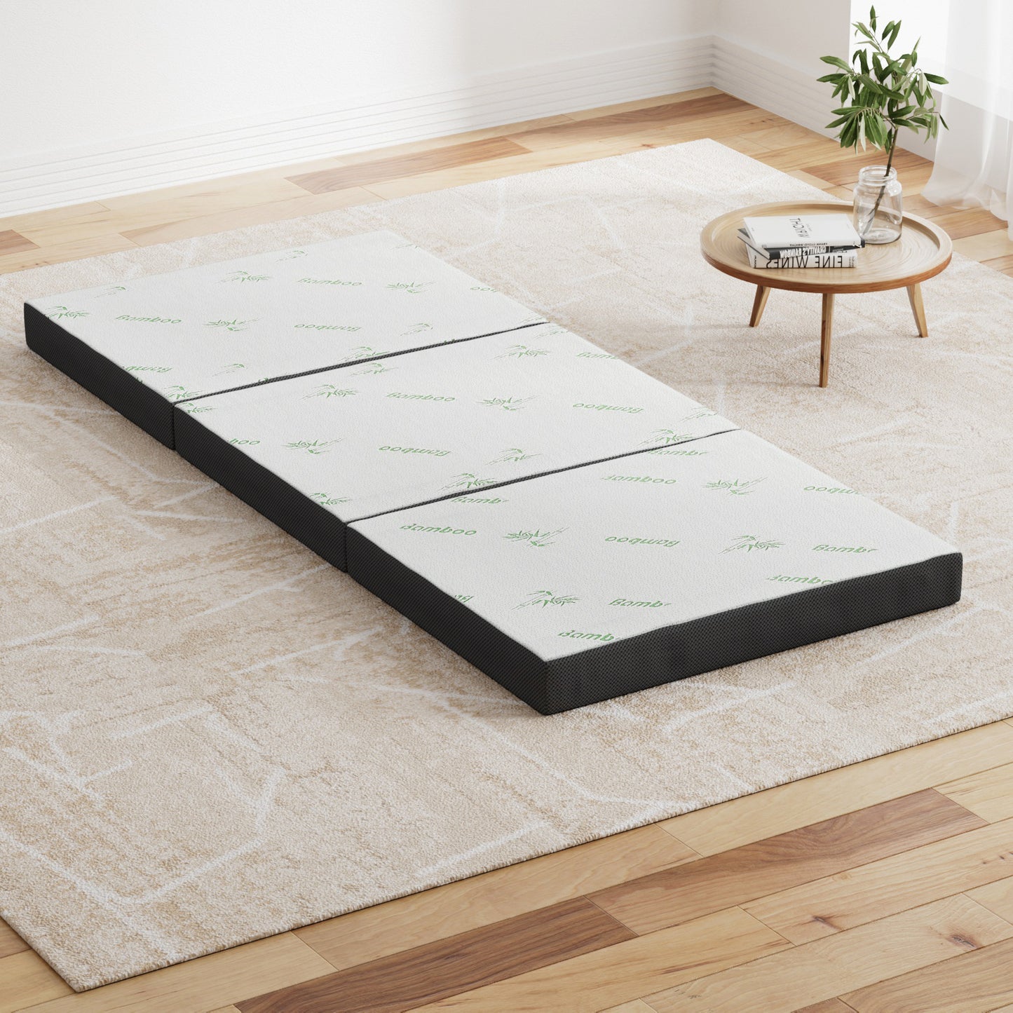 giselle-bedding-folding-foam-portable-mattress-bamboo-fabric at www.mallsonline.com.au