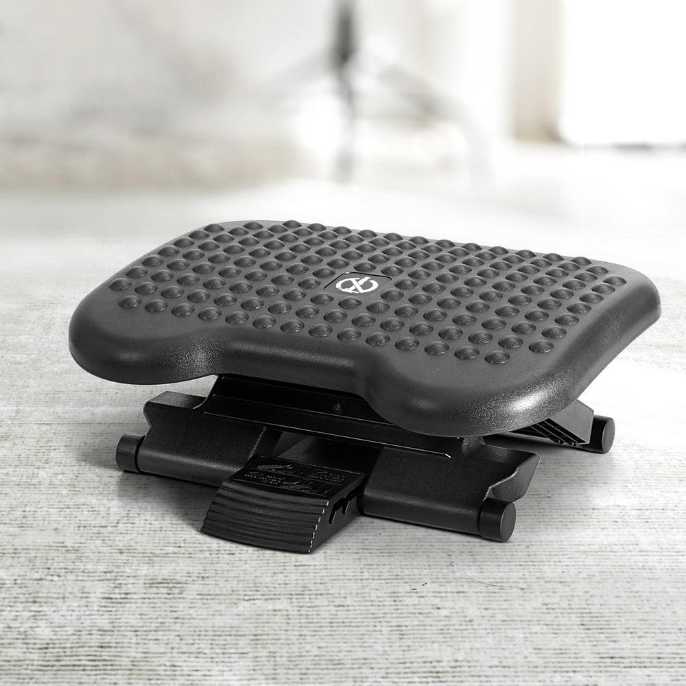 artiss-foot-rest-stool-office-under-desk-angle-adjustable-footrest-massage-black www.mallsonline.com.au