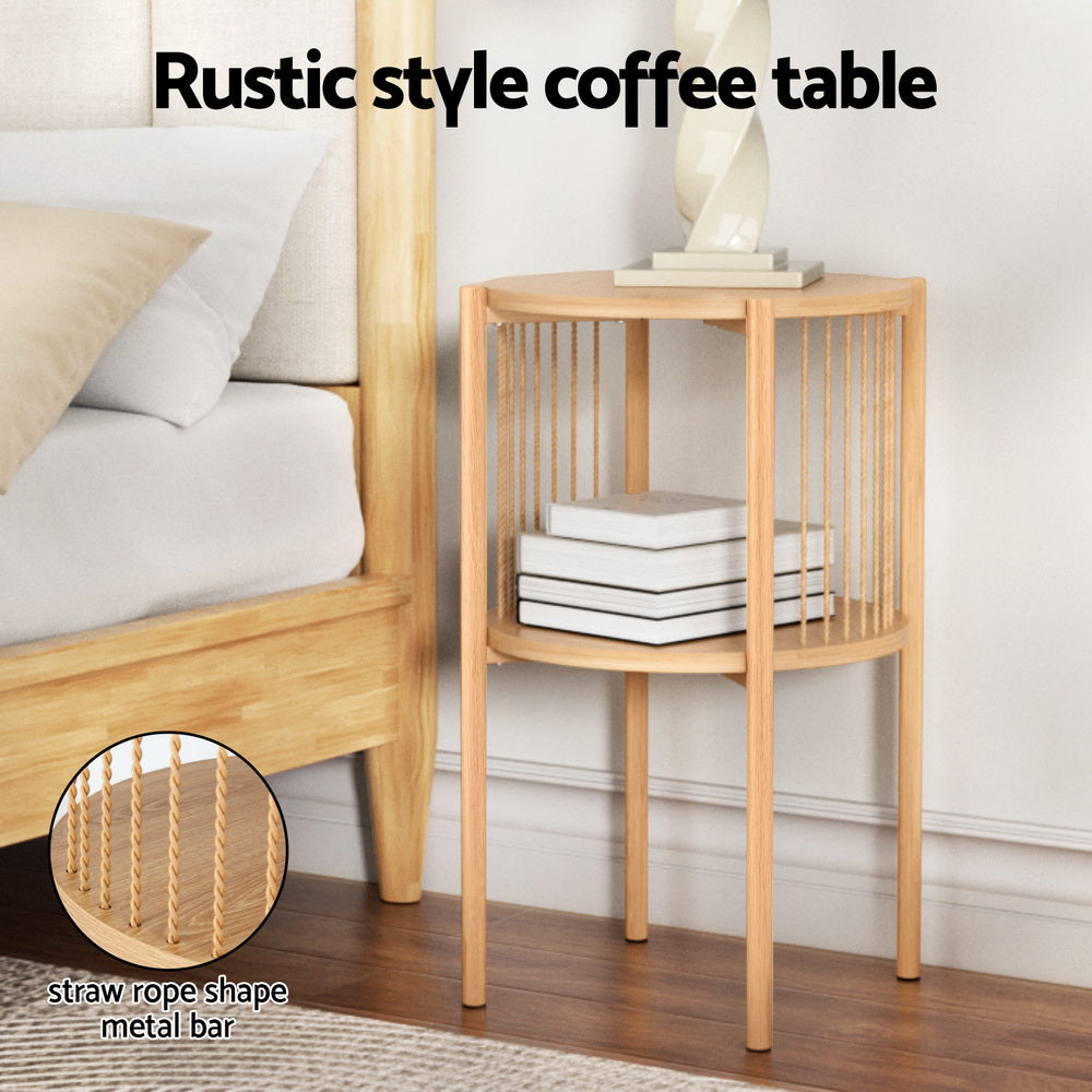 artiss-coffee-table-2-tier-round-wood
