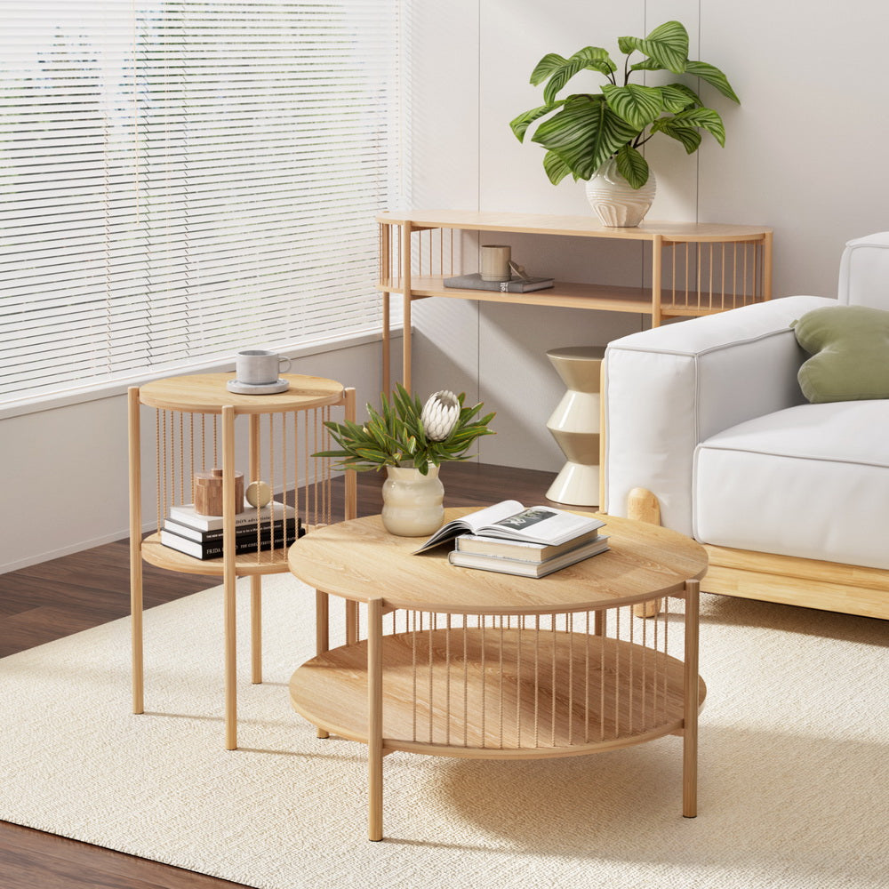 artiss-coffee-table-2-tier-round-wood