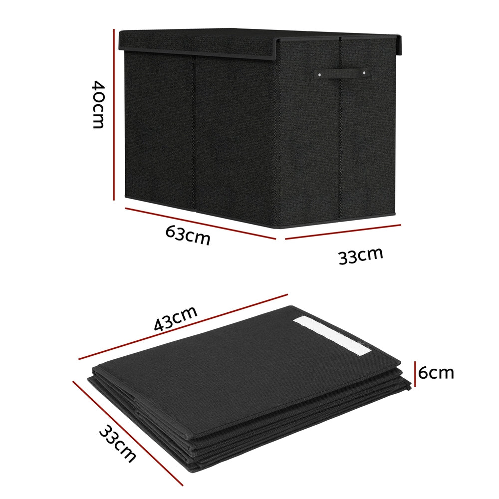 keezi-large-toy-box-chest-storage-with-flip-top-lid-foldable-organizer-bins www.mallsonline.com.au