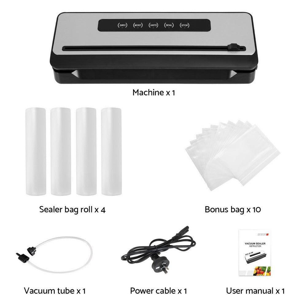 devanti-food-vacuum-sealer-machine-with-4-rolls at www.mallsonline.com.au