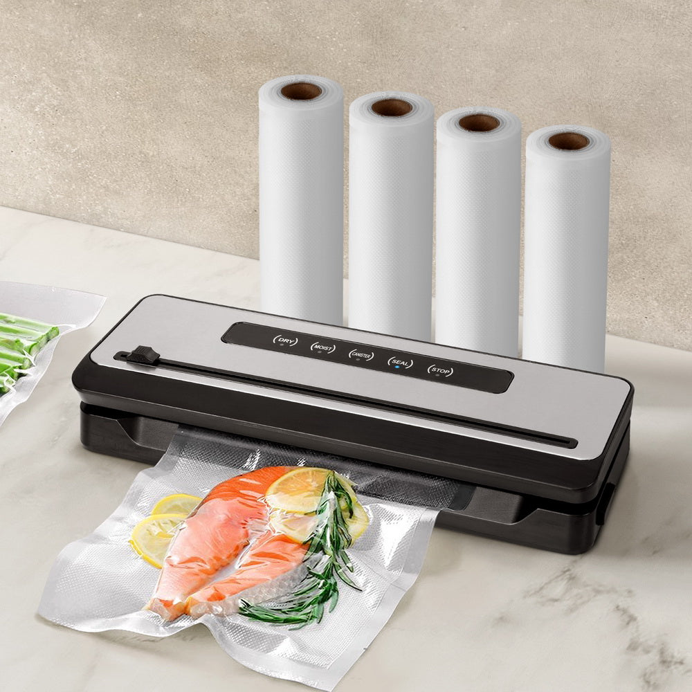 devanti-food-vacuum-sealer-machine-with-4-rolls at www.mallsonline.com.au