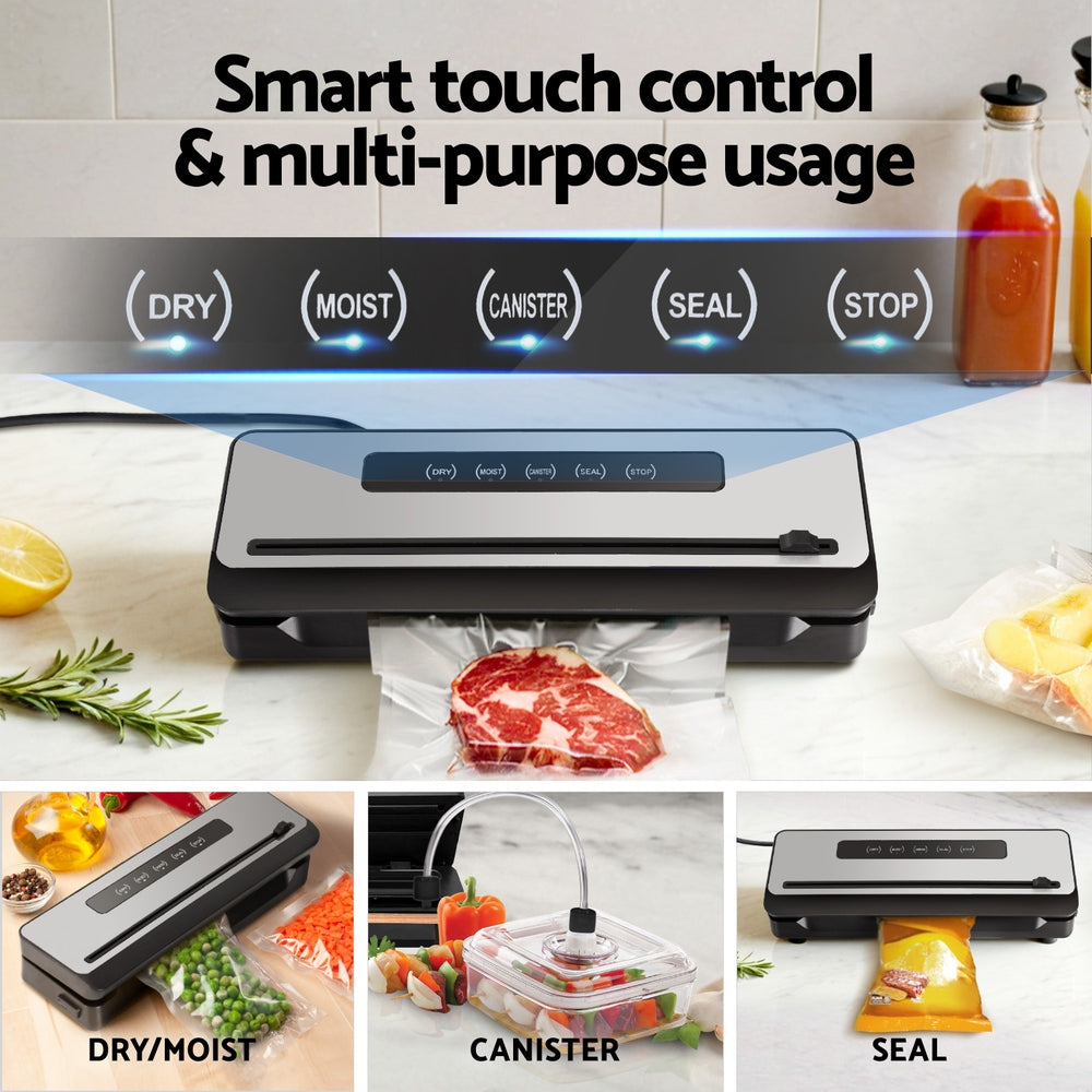 devanti-food-vacuum-sealer-machine-with-4-rolls at www.mallsonline.com.au