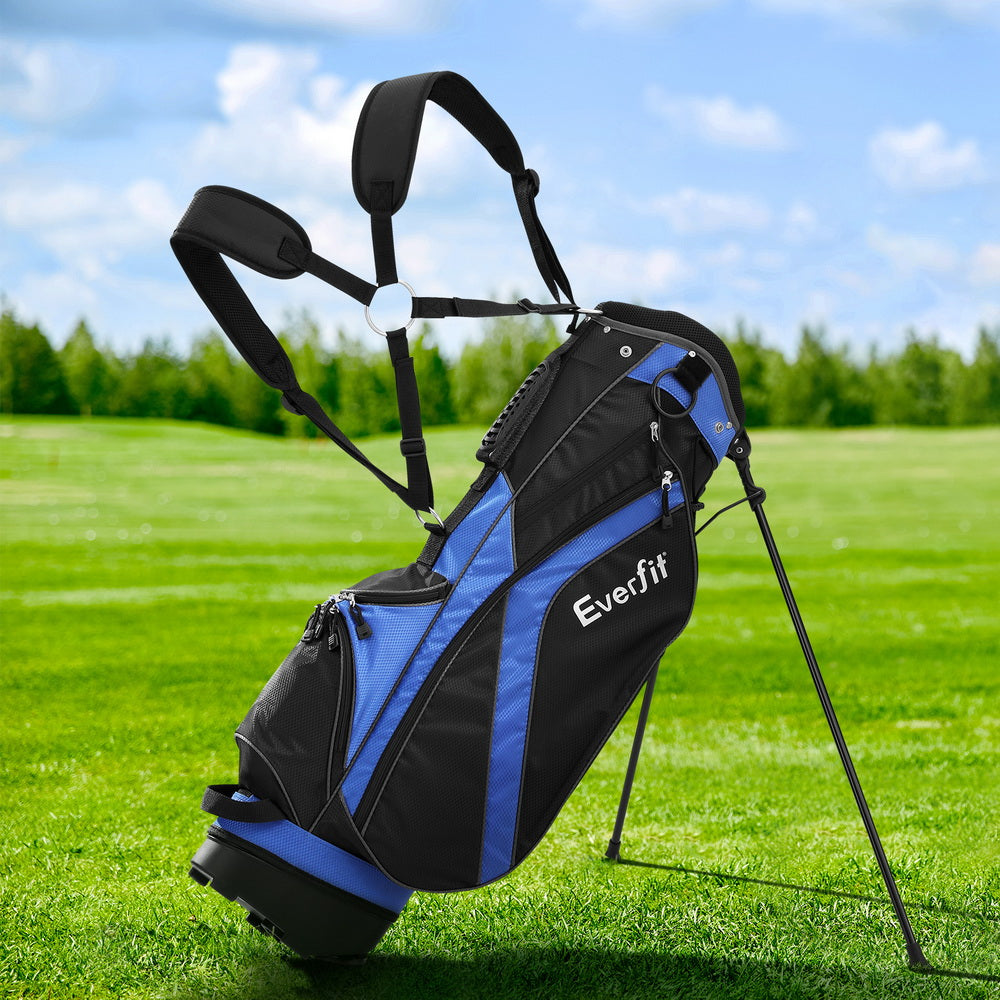 everfit-6-way-dividers-golf-bag-stand-insulated-carry-bag-zippered-rain-cover at www.mallsonline.com.au