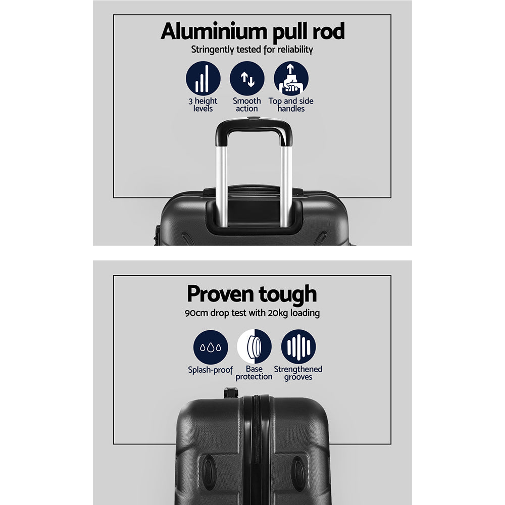 wanderlite-28-inch-luggage-with-tsa-lock-spinner-travel-suitcase-carry-on-hard-shell-luggage-case-black www.mallsonline.com.au