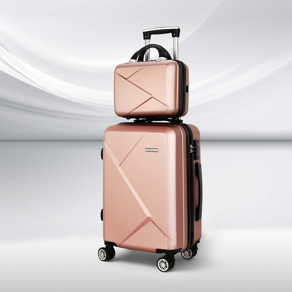 wanderlite-2set-20-inch-luggage-case-with-12-inch-handheld-luggage-box-hard-shell-travel-suitcase-tsa-lock-rose-gold www.mallsonline.com.au