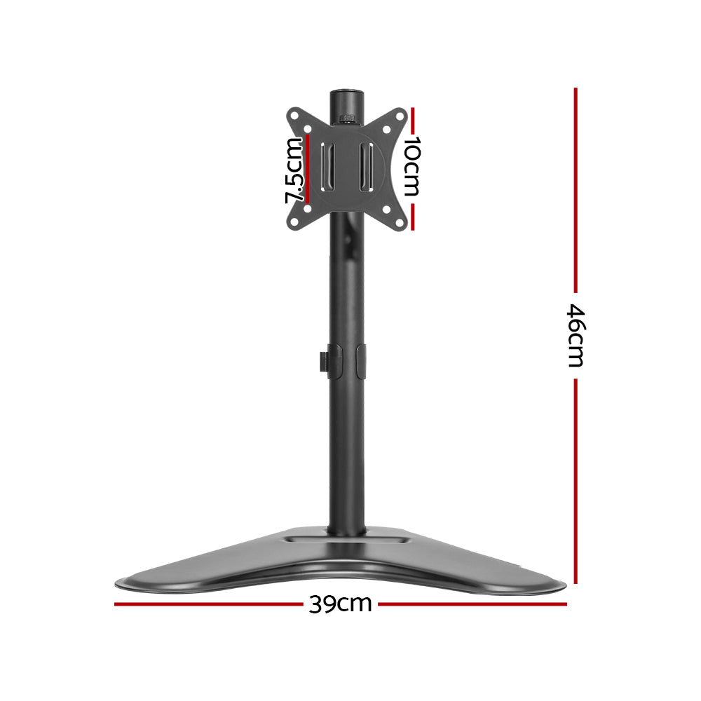 artiss-monitor-arm-stand-single-black at www.mallsonline.com.au