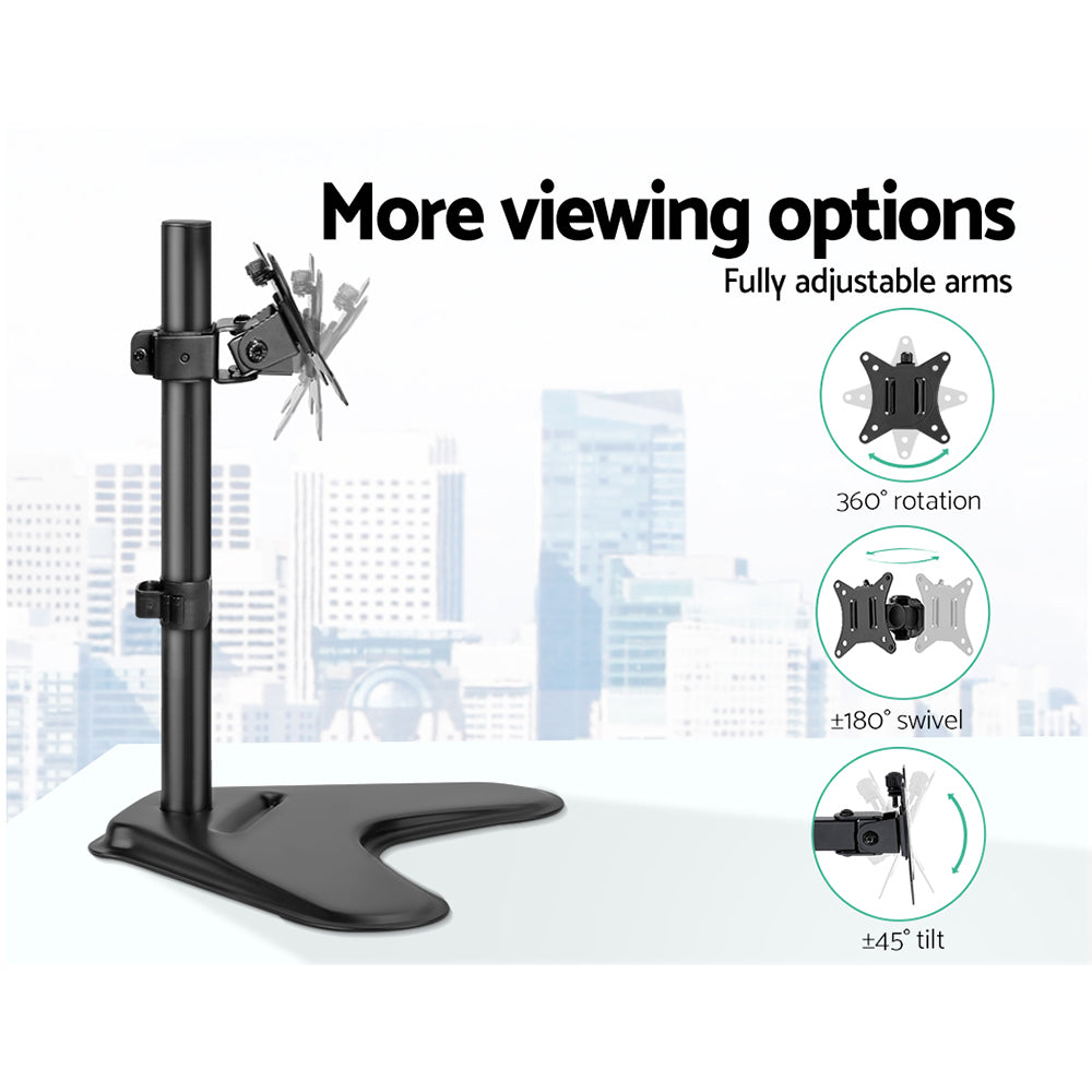 artiss-monitor-arm-stand-single-black at www.mallsonline.com.au