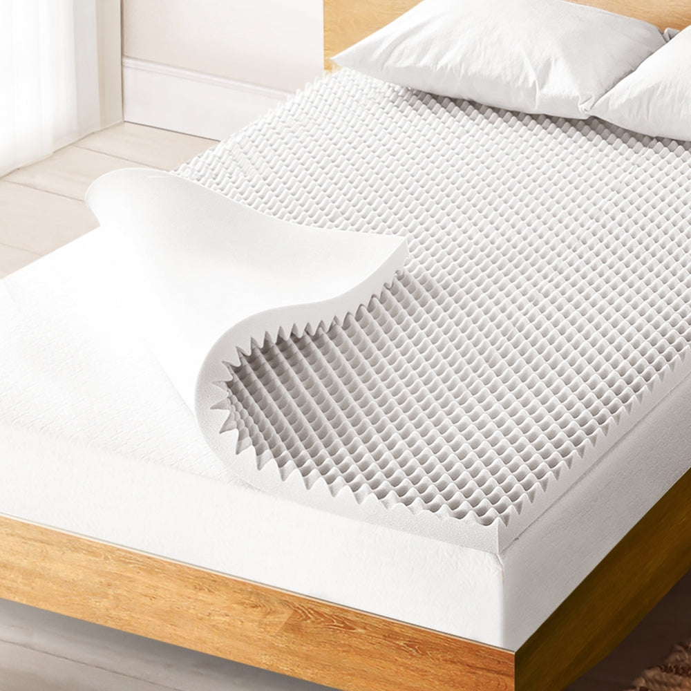 giselle-bedding-memory-foam-mattress-topper-egg-crate-5cm-king-single www.mallsonline.com.au