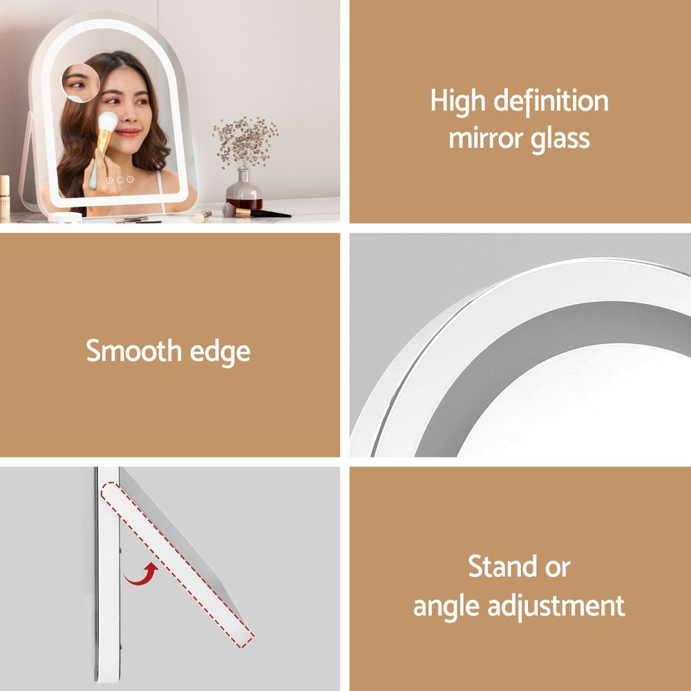 embellir-makeup-mirror-35x45cm-dressing-vanity-led-stripe-light-with-5x-magnification-rotation-white-arch