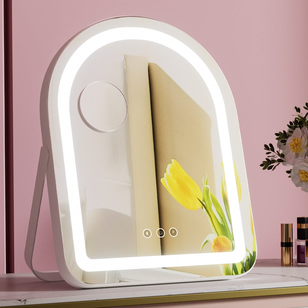 embellir-makeup-mirror-35x45cm-dressing-vanity-led-stripe-light-with-5x-magnification-rotation-white-arch