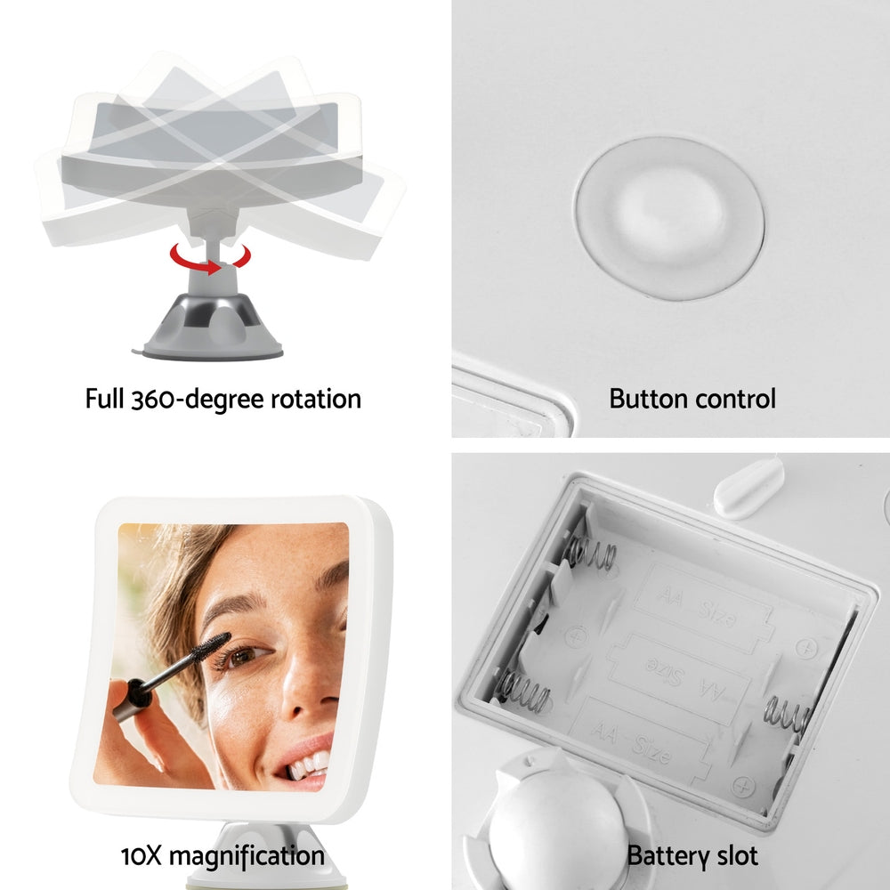 embellir-makeup-mirror-10x-magnification-led-light-adjustable-rotation-cordless-suction-cup