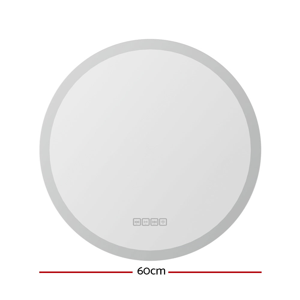 embellir-bluetooth-led-wall-mirror-with-light-60cm-bathroom-decor-round-mirrors www.mallsonline.com.au
