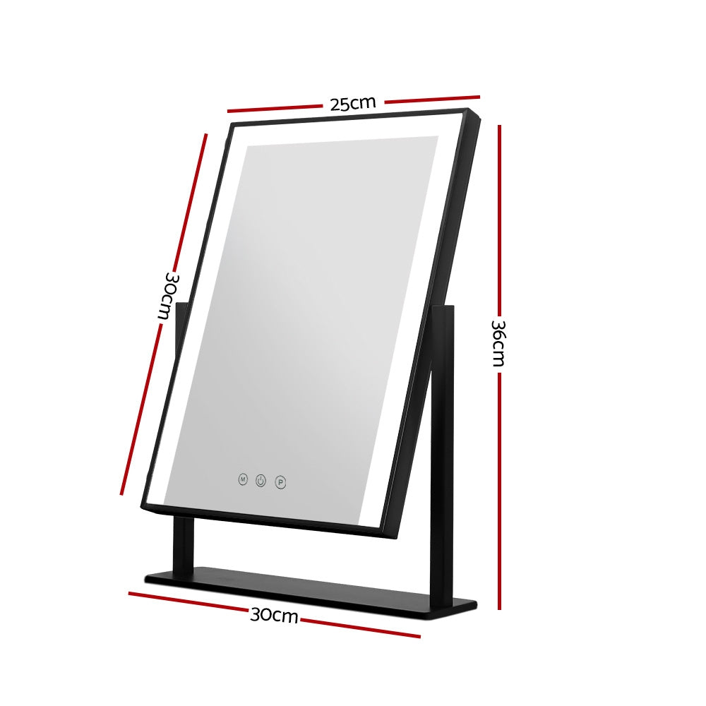 embellir-led-makeup-mirror-hollywood-standing-mirror-tabletop-vanity-black at www.mallsonline.com.au