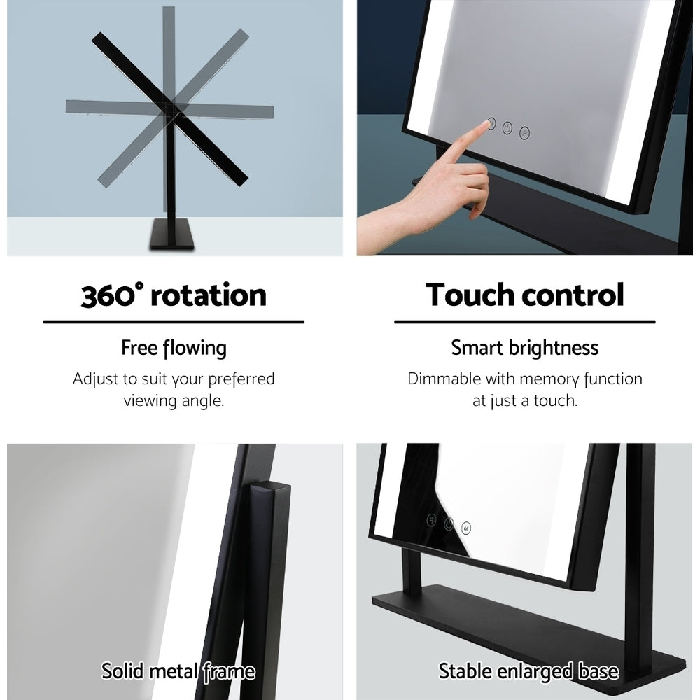 embellir-led-makeup-mirror-hollywood-standing-mirror-tabletop-vanity-black at www.mallsonline.com.au