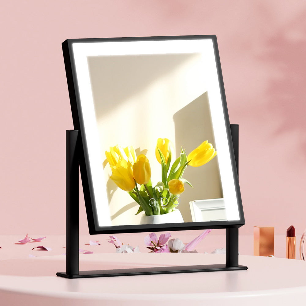 embellir-led-makeup-mirror-hollywood-standing-mirror-tabletop-vanity-black at www.mallsonline.com.au