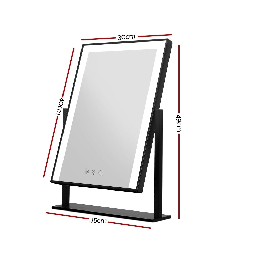 embellir-hollywood-makeup-mirror-with-light-led-strip-standing-tabletop-vanity at www.mallsonline.com.au