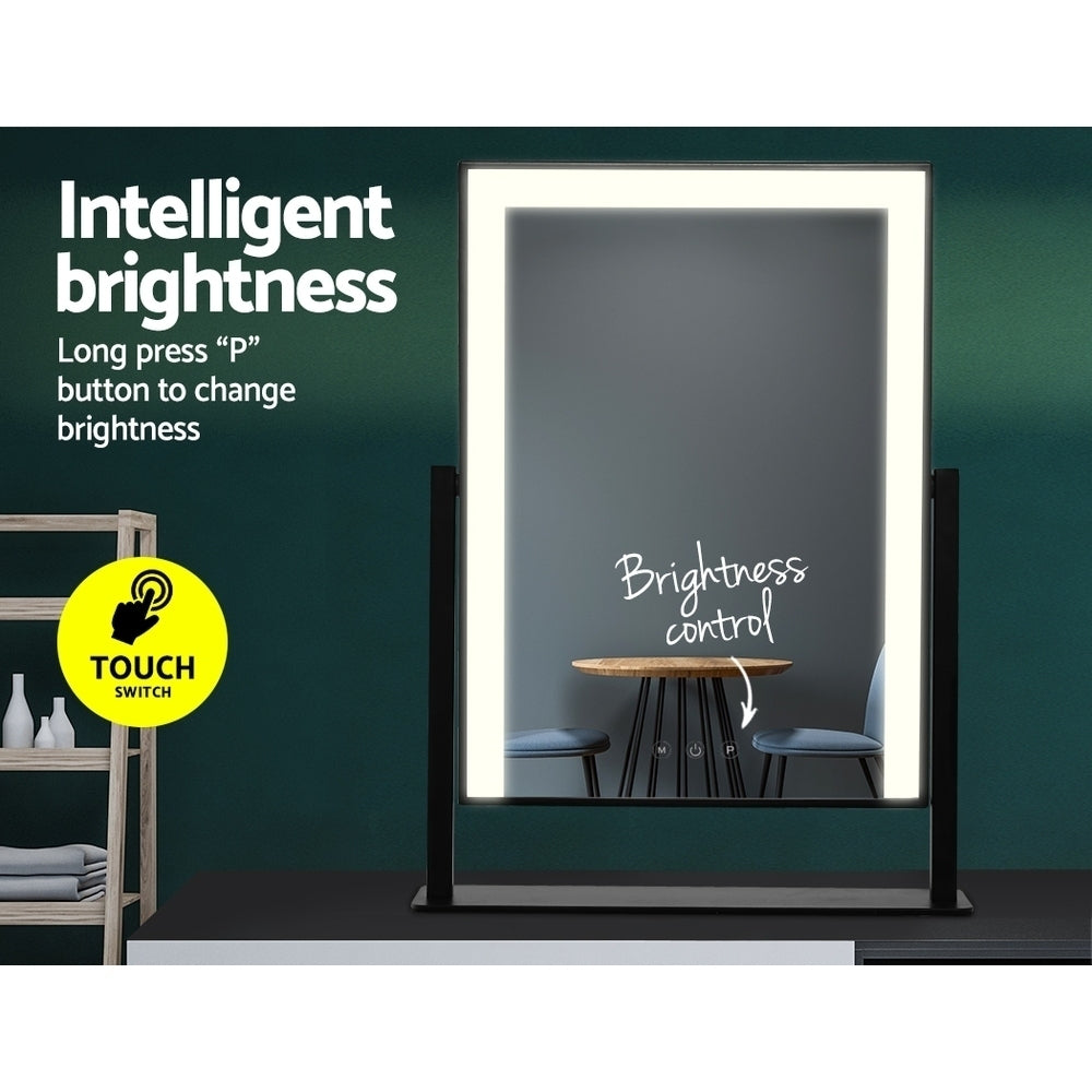 embellir-hollywood-makeup-mirror-with-light-led-strip-standing-tabletop-vanity at www.mallsonline.com.au