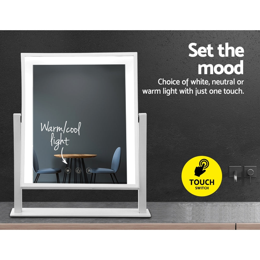embellir-hollywood-makeup-mirror-with-dimmable-bulb-lighted-dressing-mirror at www.mallsonline.com.au