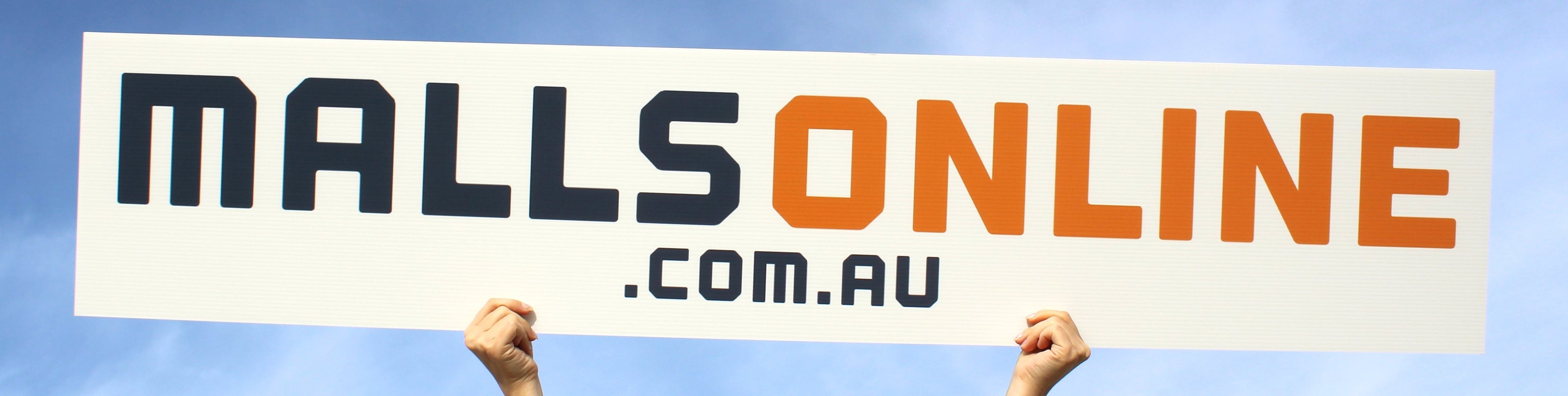 Malls Online Banner at www.mallsonline.com.au